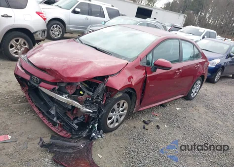 2022 Toyota Corolla Le из США, поврежденный, VIN 5YFEPMAE2NP385576